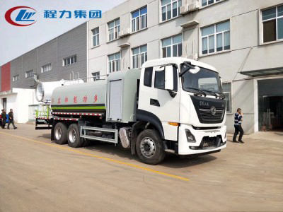 國六16方東風天龍后雙橋抑塵車60-120米